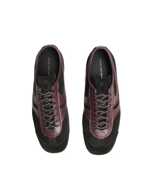 Dries Van Noten Suede Calf Leather Sneakers DRIES VAN NOTEN | 262-021700-0133BLACK